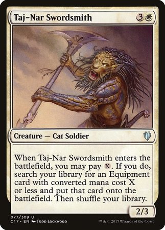 Taj-Nar Swordsmith [Commander 2017] | Mega City Incorporated