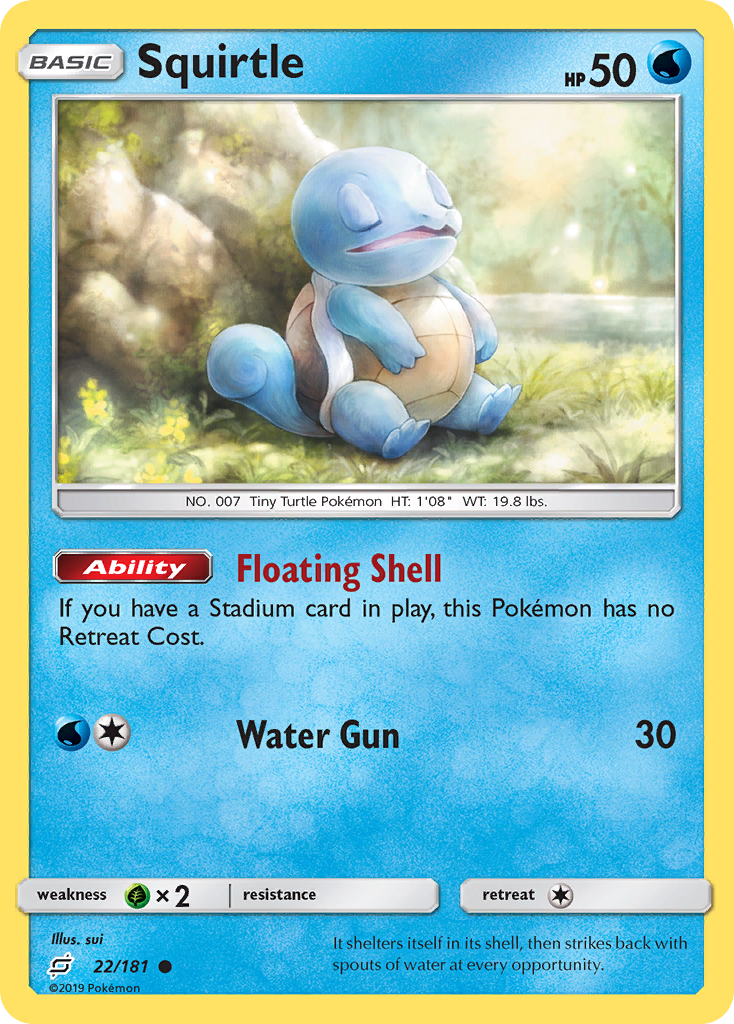 Squirtle (22/181) [Sun & Moon: Team Up] | Mega City Incorporated