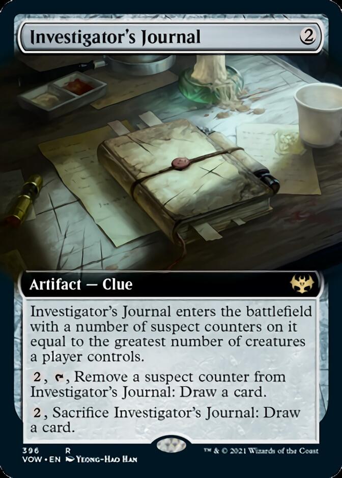 Investigator's Journal (Extended) [Innistrad: Crimson Vow] | Mega City Incorporated