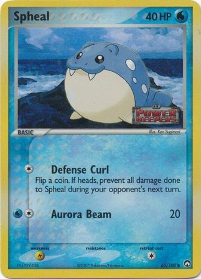 Spheal (65/108) (Stamped) [EX: Power Keepers] | Mega City Incorporated