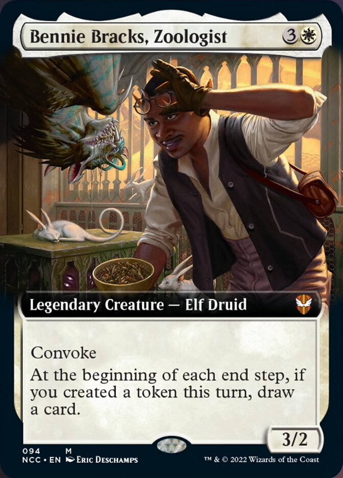 Bennie Bracks, Zoologist (Extended Art) [Streets of New Capenna Commander] | Mega City Incorporated