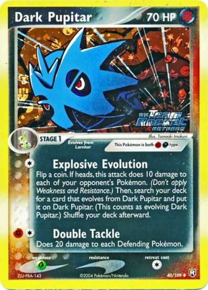 Dark Pupitar (40/109) (Stamped) [EX: Team Rocket Returns] | Mega City Incorporated