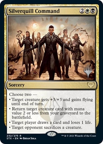 Silverquill Command (Promo Pack) [Strixhaven: School of Mages Promos] | Mega City Incorporated