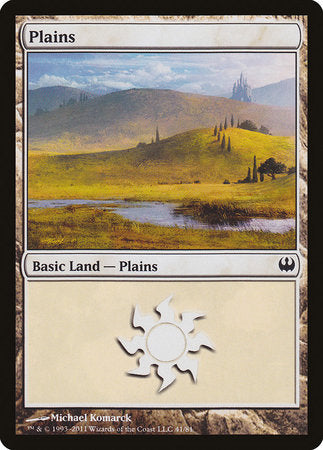 Plains (41) [Duel Decks: Knights vs. Dragons] | Mega City Incorporated