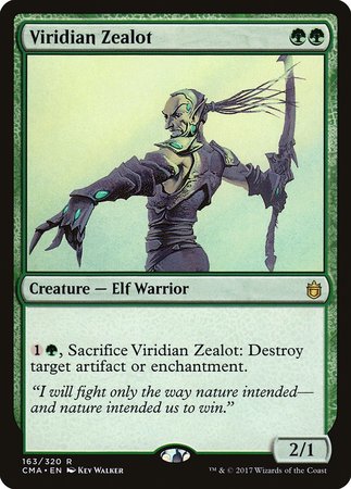 Viridian Zealot [Commander Anthology] | Mega City Incorporated