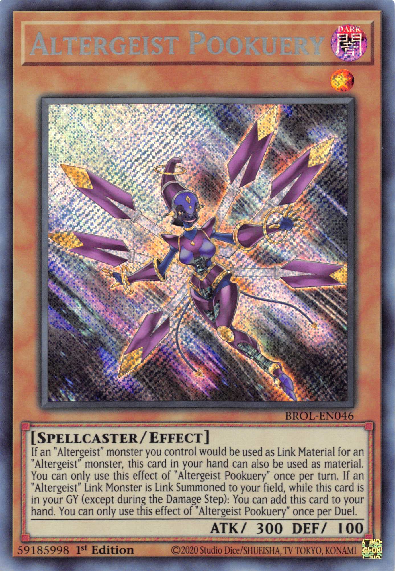 Altergeist Pookuery [BROL-EN046] Secret Rare | Mega City Incorporated
