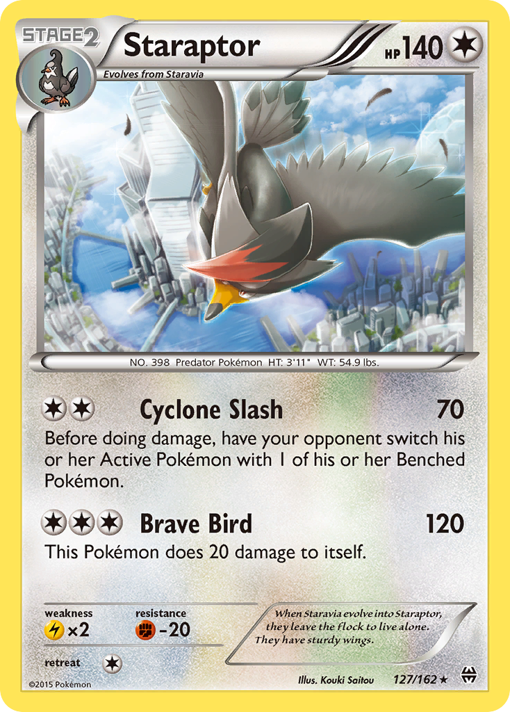 Staraptor (127/162) [XY: BREAKthrough] | Mega City Incorporated