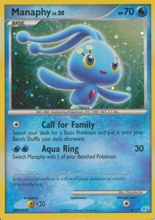 Manaphy (4/12) [Diamond & Pearl: Trainer Kit - Manaphy] | Mega City Incorporated