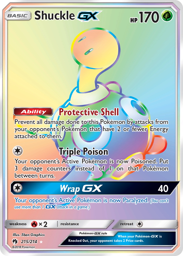 Shuckle GX (215/214) [Sun & Moon: Lost Thunder] | Mega City Incorporated