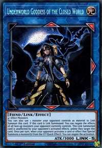 Underworld Goddess of the Closed World [BLVO-EN050] Secret Rare | Mega City Incorporated