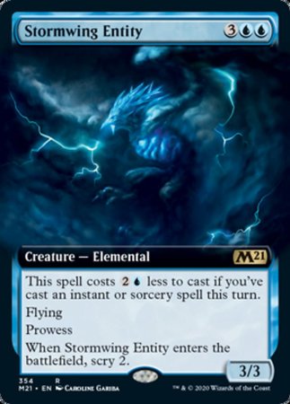 Stormwing Entity (Extended Art) [Core Set 2021] | Mega City Incorporated