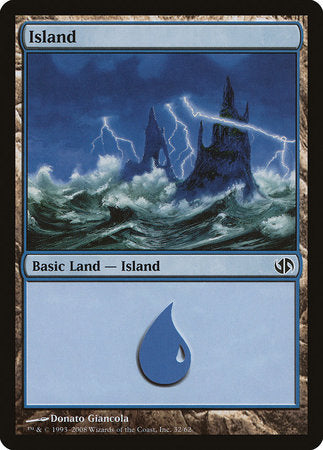 Island (32) [Duel Decks: Jace vs. Chandra] | Mega City Incorporated