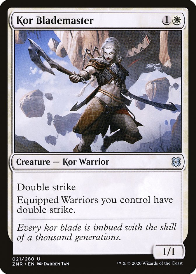 Kor Blademaster [Zendikar Rising] | Mega City Incorporated