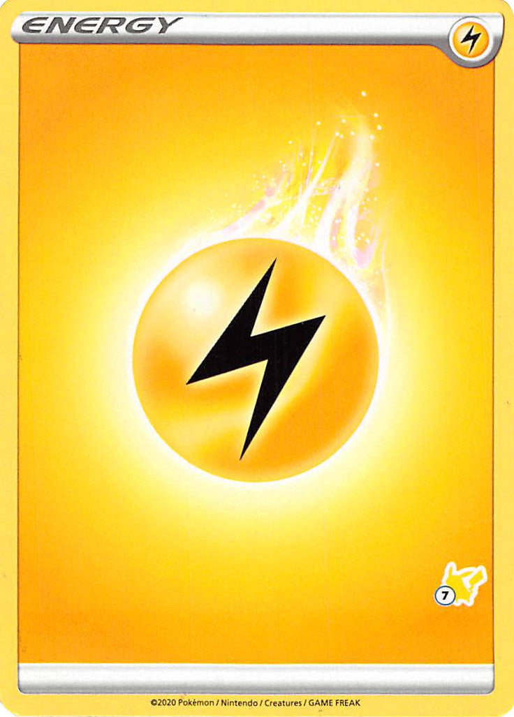 Lightning Energy (Pikachu Stamp #7) [Battle Academy 2022] | Mega City Incorporated