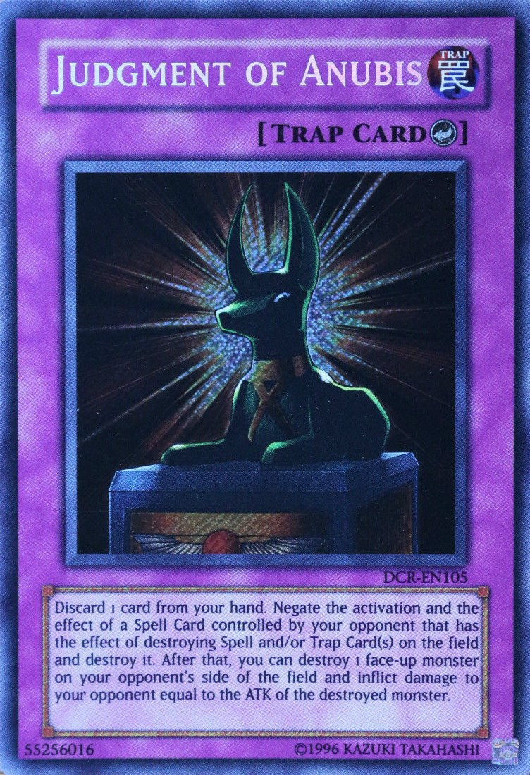 Judgment of Anubis [DCR-EN105] Secret Rare | Mega City Incorporated