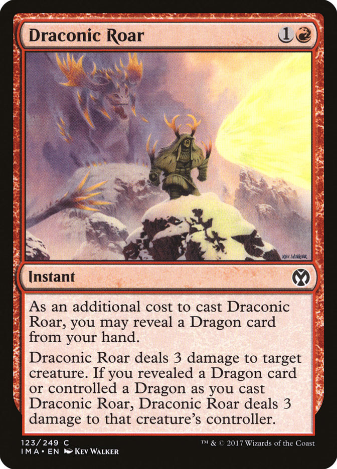 Draconic Roar [Iconic Masters] | Mega City Incorporated