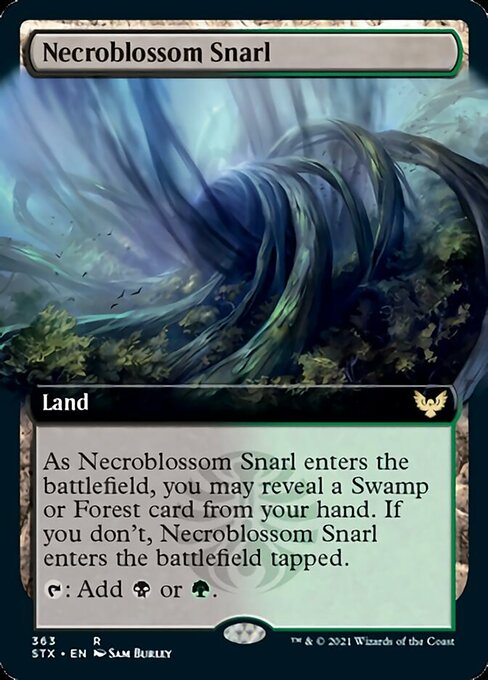 Necroblossom Snarl (Extended) [Strixhaven: School of Mages] | Mega City Incorporated