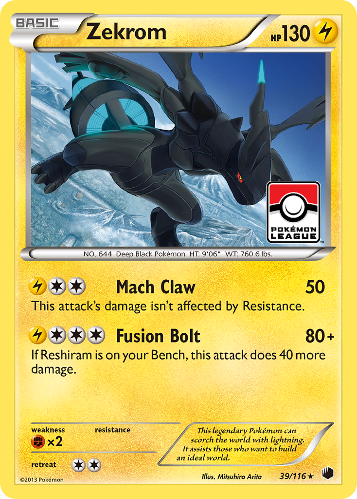 Zekrom (39/116) [Black & White: Plasma Freeze] | Mega City Incorporated