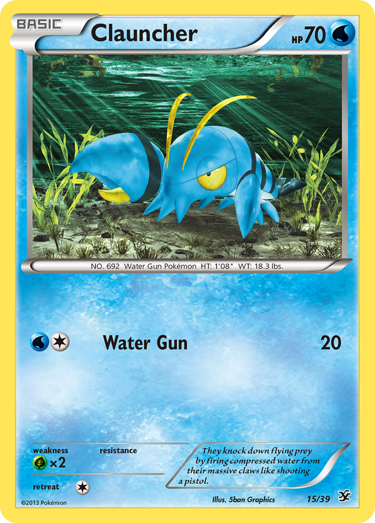 Clauncher (15/39) [XY: Kalos Starter Set] | Mega City Incorporated