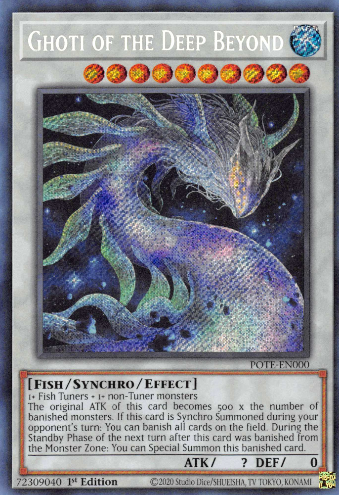 Ghoti of the Deep Beyond [POTE-EN000] Secret Rare | Mega City Incorporated