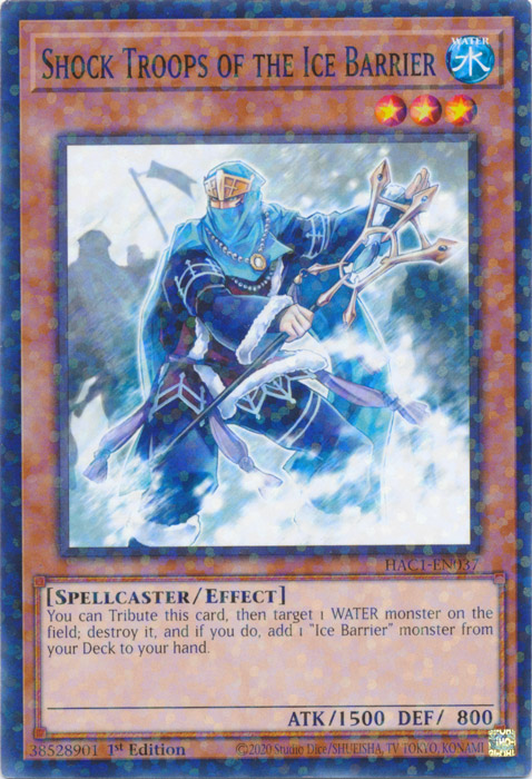 Shock Troops of the Ice Barrier (Duel Terminal) [HAC1-EN037] Common | Mega City Incorporated