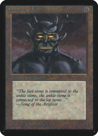 Obsianus Golem [Limited Edition Alpha] | Mega City Incorporated