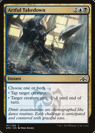 Artful Takedown [Guilds of Ravnica] | Mega City Incorporated