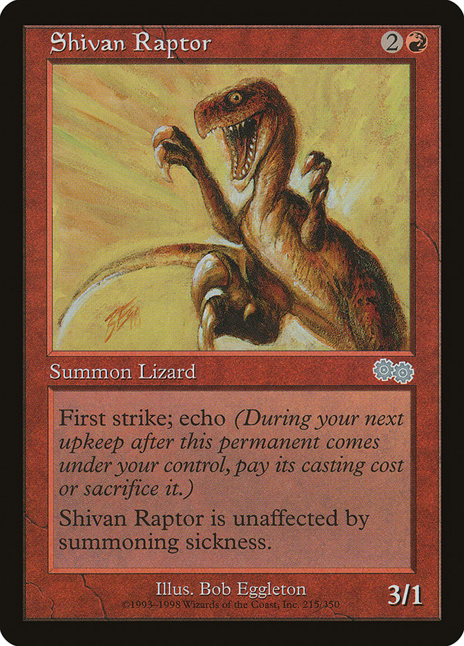 Shivan Raptor [Urza's Saga] | Mega City Incorporated