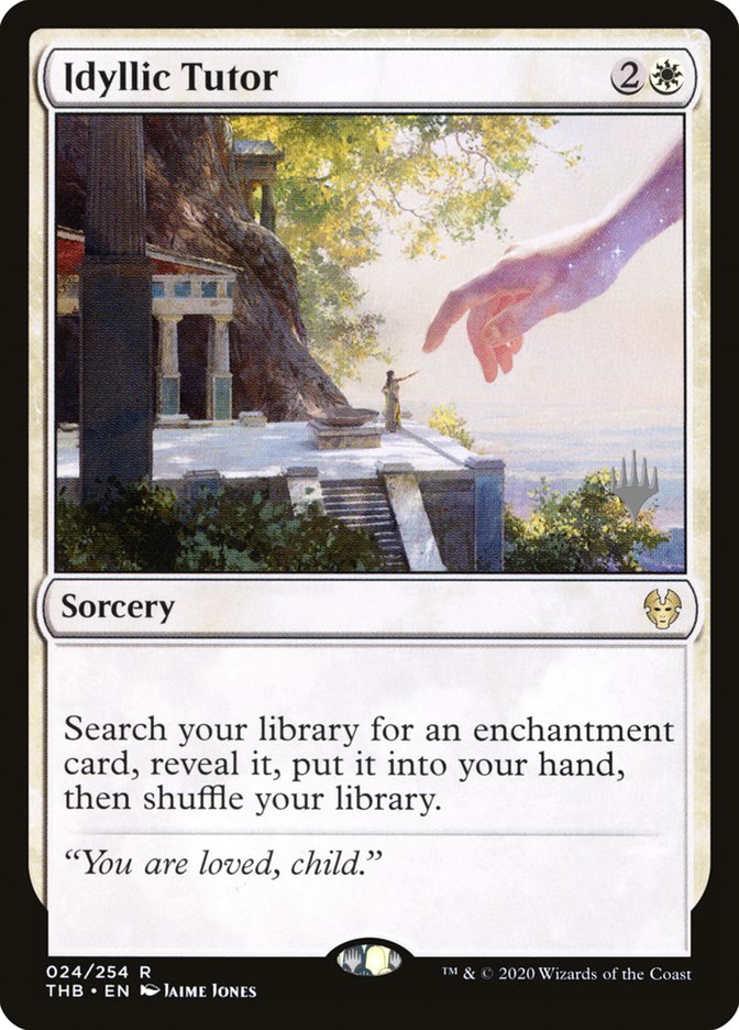 Idyllic Tutor (Promo Pack) [Theros Beyond Death Promos] | Mega City Incorporated