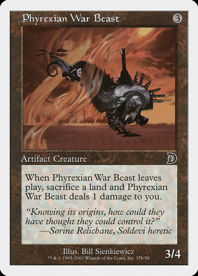 Phyrexian War Beast (Signature on Right) [Deckmasters] | Mega City Incorporated