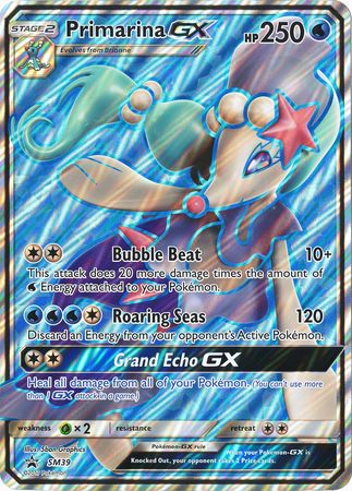 Primarina GX (SM39) (Jumbo Card) [Sun & Moon: Black Star Promos] | Mega City Incorporated