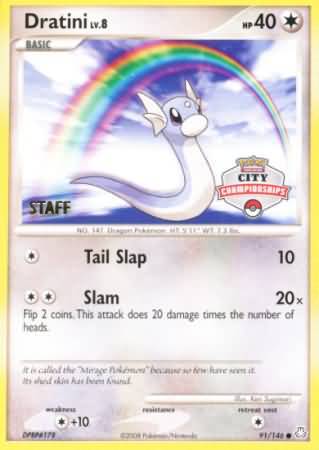 Dratini (91/146) (City Championship Promo Staff) [Diamond & Pearl: Legends Awakened] | Mega City Incorporated