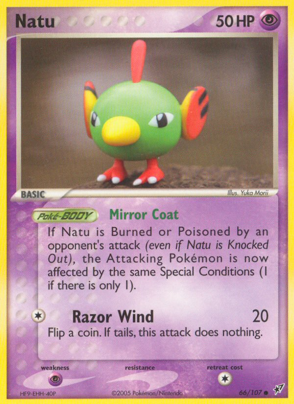 Natu (66/107) [EX: Deoxys] | Mega City Incorporated