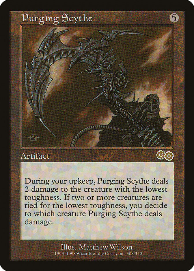 Purging Scythe [Urza's Saga] | Mega City Incorporated