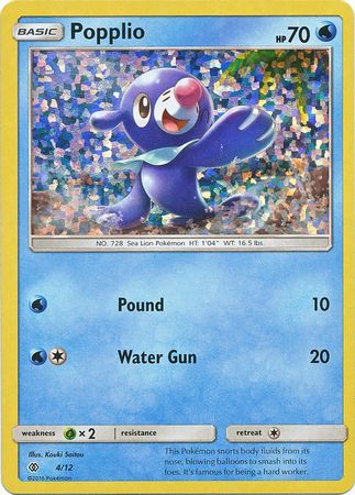 Popplio (4/12) [McDonald's Promos: 2017 Collection] | Mega City Incorporated