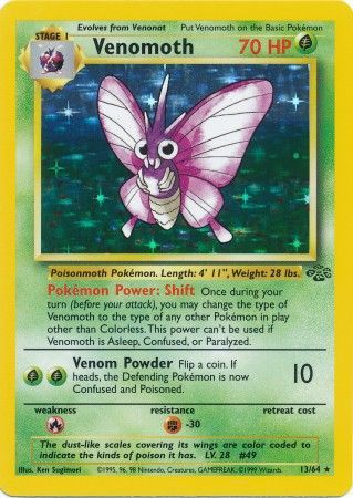 Venomoth (13/64) [Jungle Unlimited] | Mega City Incorporated