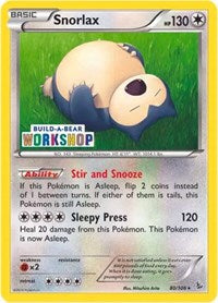 Snorlax (80/106) (Build-a-Bear Workshop Exclusive) [XY: Flashfire] | Mega City Incorporated