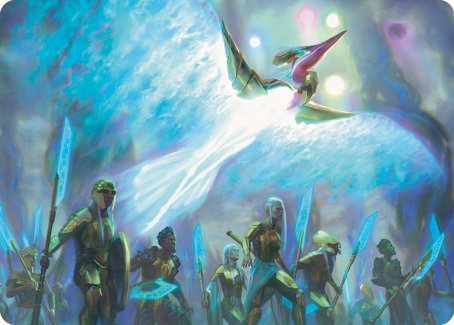 Otharri, Suns' Glory Art Card [Phyrexia: All Will Be One Art Series] | Mega City Incorporated