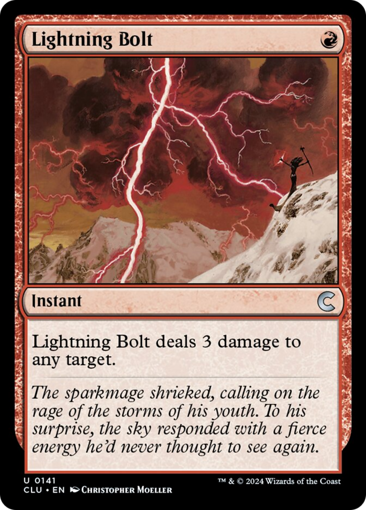 Lightning Bolt [Ravnica: Clue Edition] | Mega City Incorporated