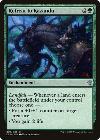 Retreat to Kazandu [Duel Decks: Zendikar vs. Eldrazi] | Mega City Incorporated