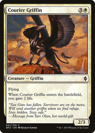 Courier Griffin [Battle for Zendikar] | Mega City Incorporated