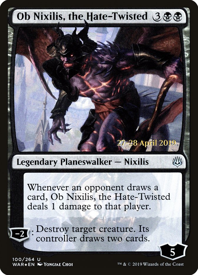 Ob Nixilis, the Hate-Twisted  [War of the Spark Prerelease Promos] | Mega City Incorporated