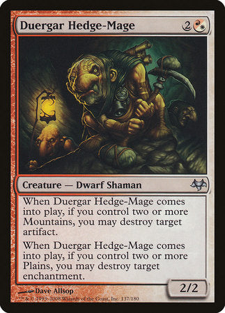 Duergar Hedge-Mage [Eventide] | Mega City Incorporated