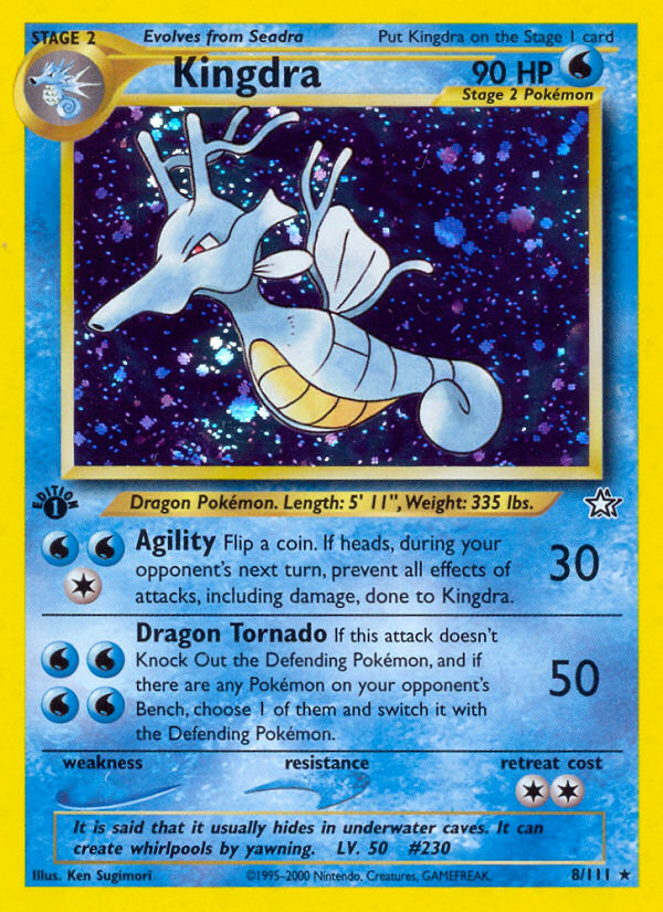 Kingdra (8/111) [Neo Genesis 1st Edition] | Mega City Incorporated