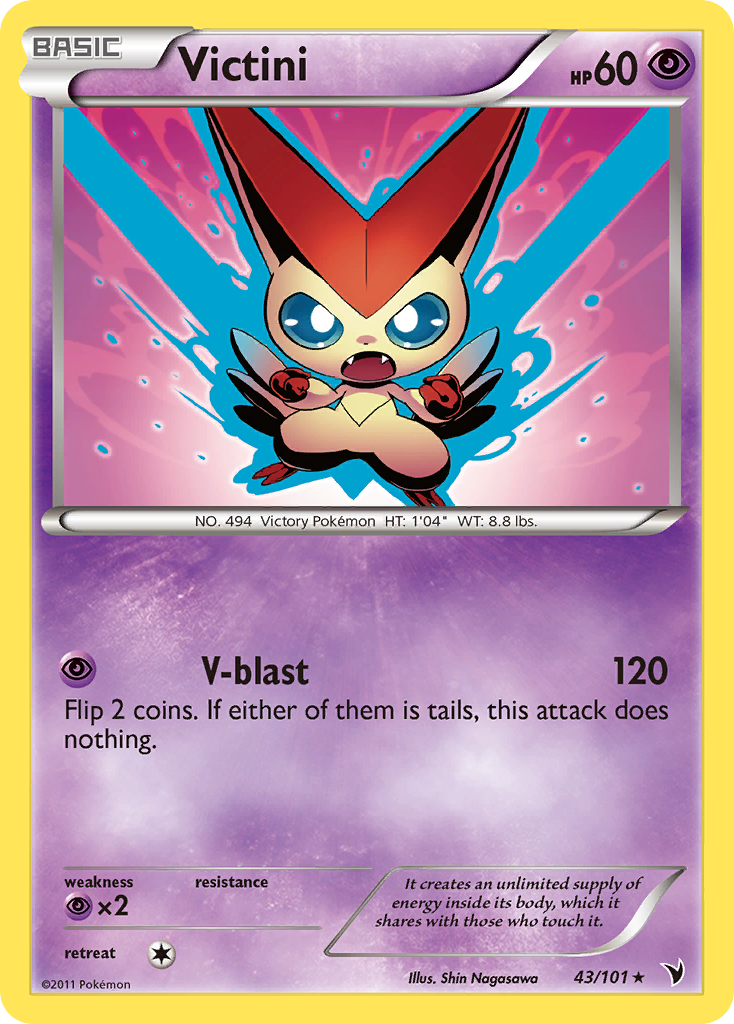 Victini (43/101) [Black & White: Noble Victories] | Mega City Incorporated