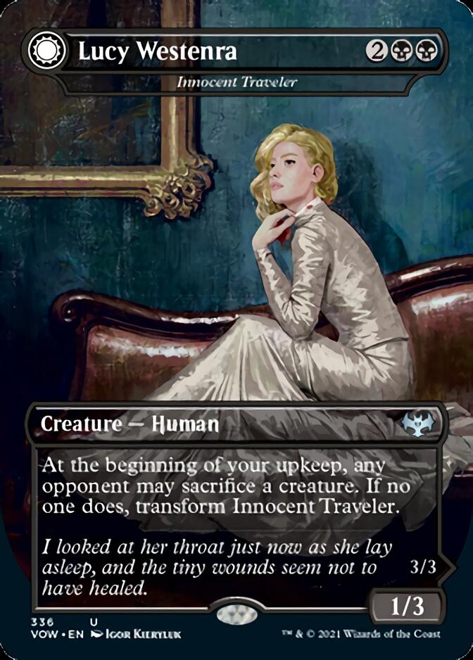 Innocent Traveler // Malicious Invader - Lucy Westenra // Lucy, Arisen Vampire [Innistrad: Crimson Vow] | Mega City Incorporated