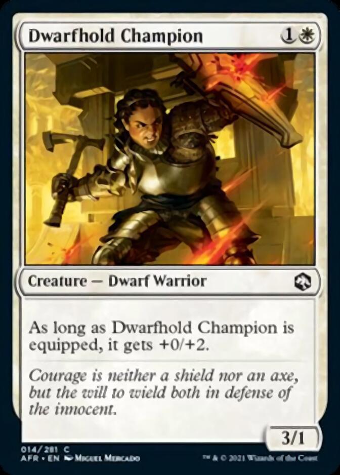 Dwarfhold Champion [Dungeons & Dragons: Adventures in the Forgotten Realms] | Mega City Incorporated