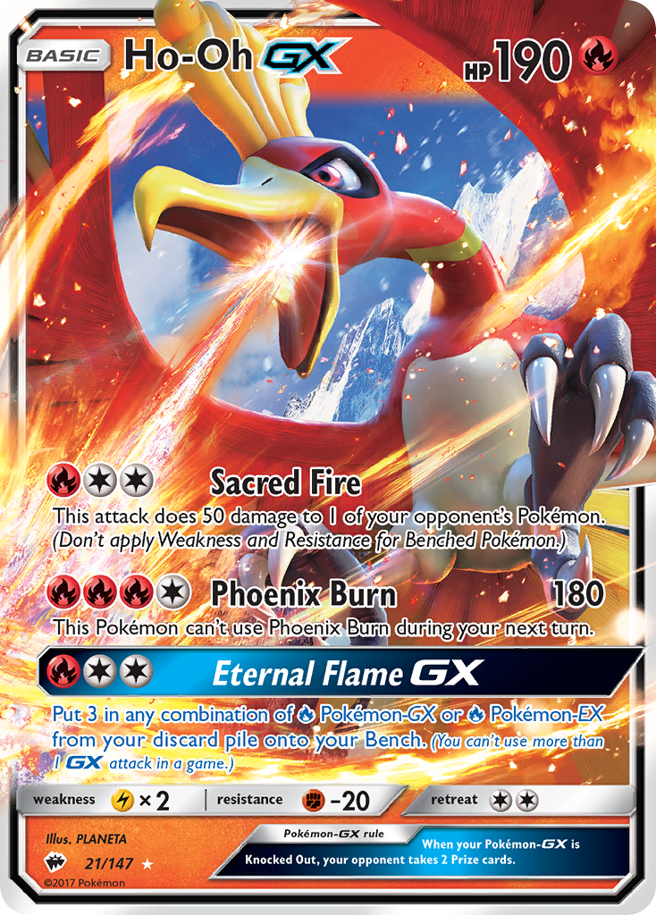 Ho-Oh GX (21/147) [Sun & Moon: Burning Shadows] | Mega City Incorporated