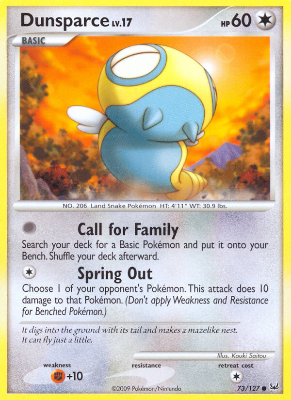 Dunsparce (73/127) [Platinum: Base Set] | Mega City Incorporated