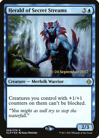 Herald of Secret Streams [Ixalan Promos] | Mega City Incorporated